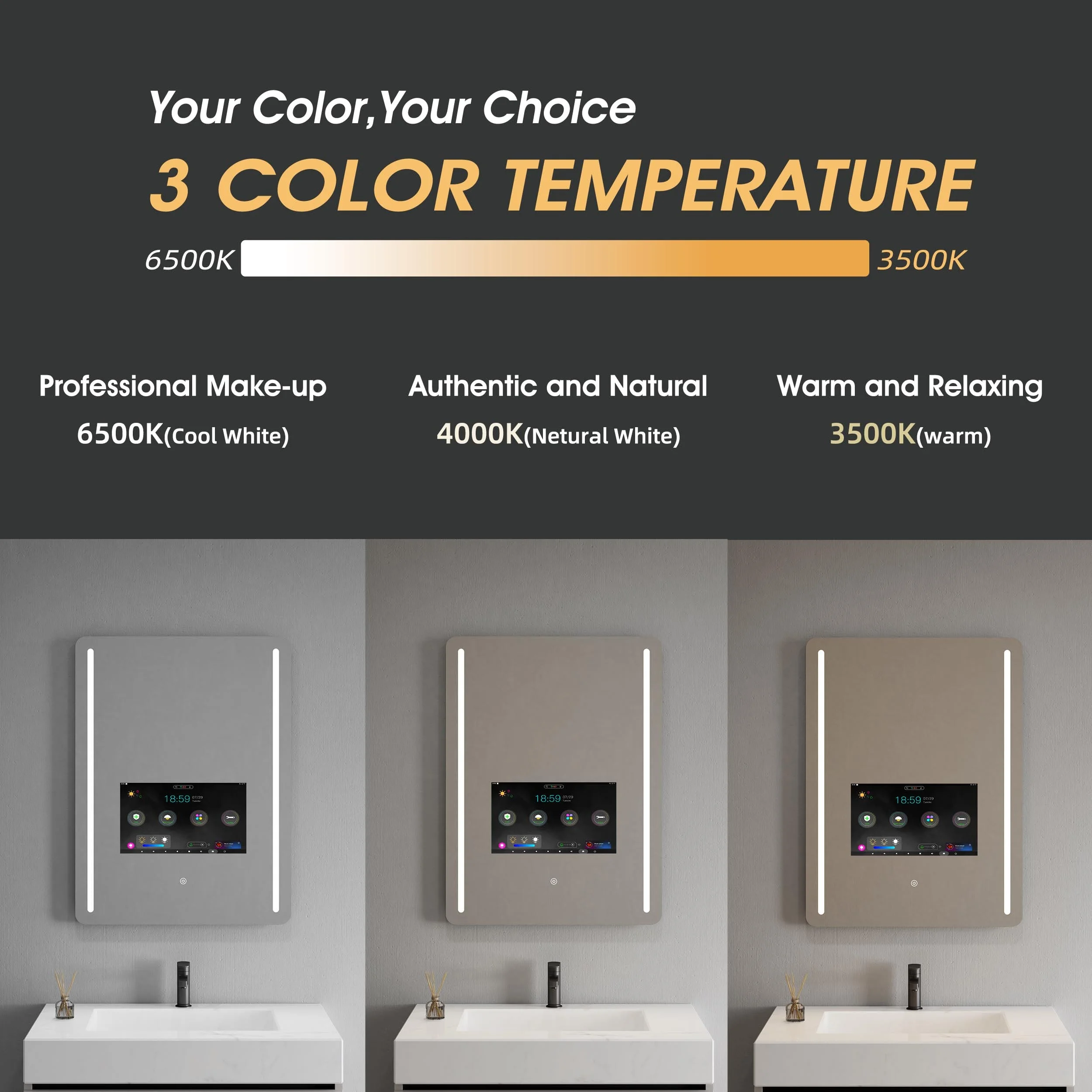 Tv Bathroom Mirror
